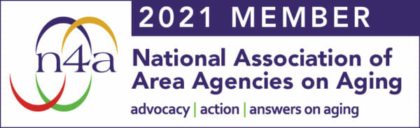 2021 Member of the National Association of Area Agencies on Aging banner